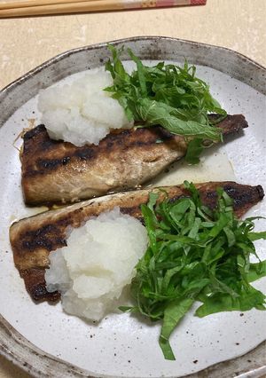 さっぱり爽やか✨️サバの塩焼きおろし大葉添え-レシピのメイン写真