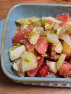 セロリとトマトでマヨポンのサラダ-レシピのメイン写真