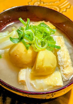 くりっと味噌汁-レシピのメイン写真