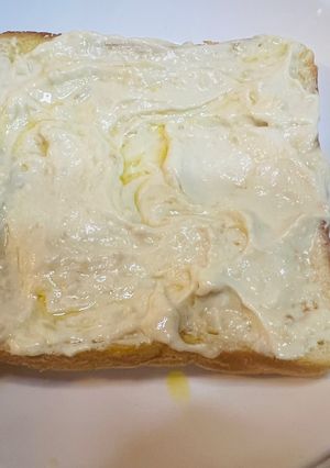 Ｒ１水切りヨーグルト＆味噌の健康トースト-レシピのメイン写真
