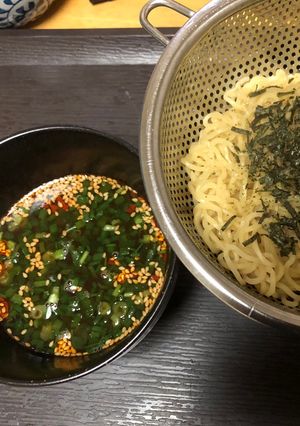 ピリ辛つけ麺-レシピのメイン写真