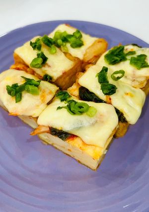 簡単！厚揚げのキムチチーズ焼き🧀-レシピのメイン写真