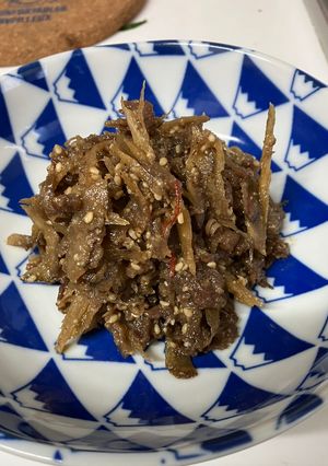 牛ごぼうの胡麻和え-レシピのメイン写真