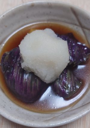 油で揚げないナスの揚げ浸し風-レシピのメイン写真