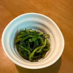 A picture of Rizzyのほうれん草の胡麻和え.
