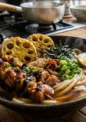 ジャンキーなうどん　関東風-レシピのメイン写真