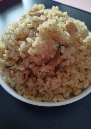 ツナ缶で作るお手軽炊き込みご飯-レシピのメイン写真