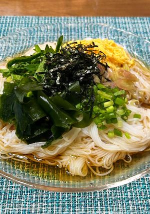 四毒抜き冷やし素麺-レシピのメイン写真