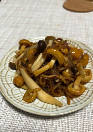 栄養士のきのこと切干大根のサッと煮-レシピのメイン写真