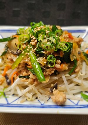 豚ミンチともやしの炒め物-レシピのメイン写真