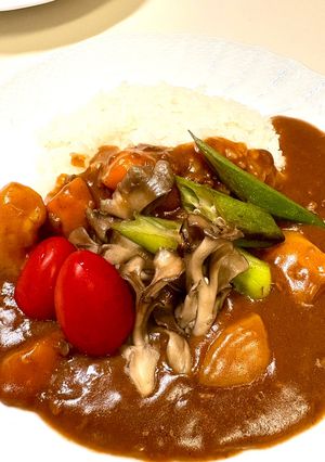 【節約夕食】合挽肉と冷蔵庫の余り野菜のカレー-レシピのメイン写真