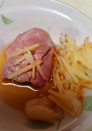 鶏レバーのレバ刺風(フォアグラみたいな)-レシピのメイン写真