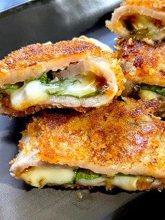 揚げない!チーズ梅しそ豚ロースサンド-レシピのメイン写真