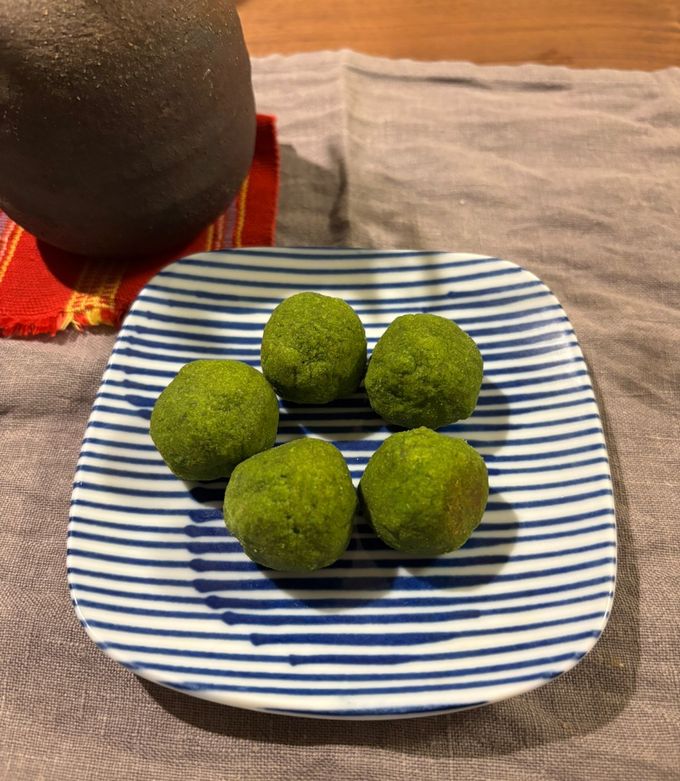 米粉、酒粕、抹茶のスノーボールクッキー-レシピのメイン写真