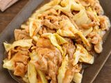 お酢が決め！キャベツと豚こまの生姜焼き