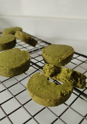 卵、バター不使用☆サクホロ抹茶クッキー-レシピのメイン写真