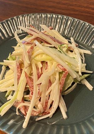 超簡単！大根とサラミのサラダ-レシピのメイン写真