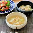葱たっぷり厚揚げスープ
