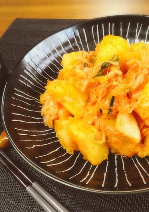 ＊キムチとチーズのポテトサラダ＊-レシピのメイン写真