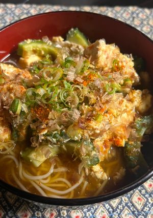 ゴーヤーチャンプルーそうめん-レシピのメイン写真