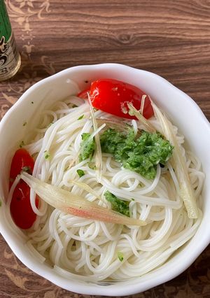夏野菜のカッパそうめんサラダ-レシピのメイン写真