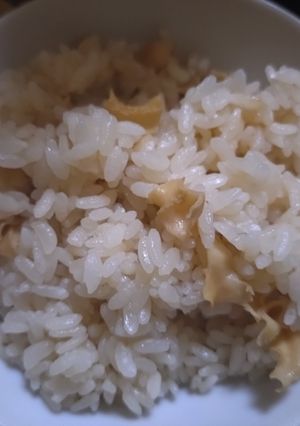 貝ひもの炊き込みご飯-レシピのメイン写真