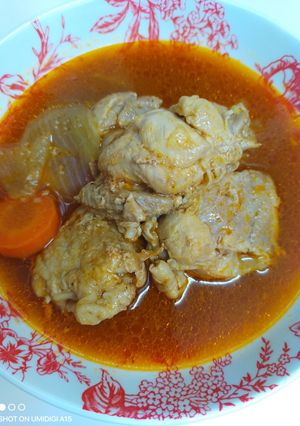簡単過ぎる！鶏もも肉のトマトスープ煮込み-レシピのメイン写真