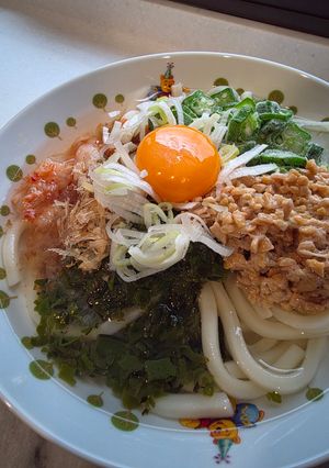 コストコめかぶで冷やしネバトロうどん-レシピのメイン写真