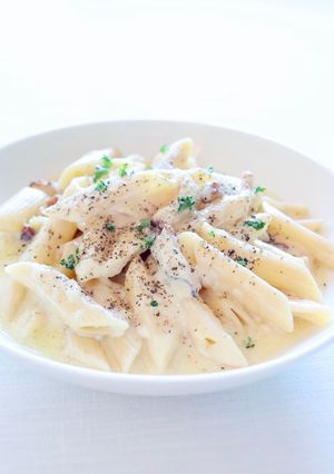 簡単〜【Bistroチーズクリームペンネ-レシピのメイン写真