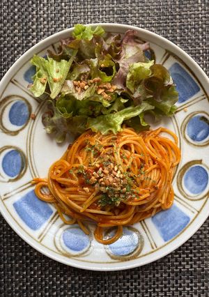 トマトソースのスパイシーカレーパスタ-レシピのメイン写真