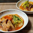 鱈とカブの彩りトマトコンソメ煮