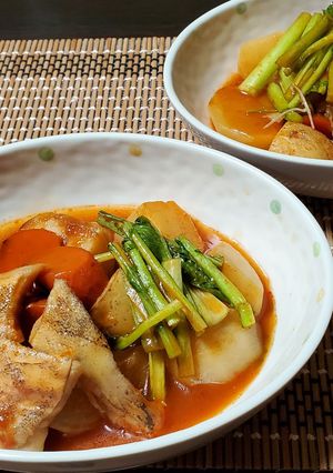 鱈とカブの彩りトマトコンソメ煮-レシピのメイン写真