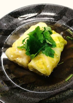 和風柚子胡椒と塩昆布のロールキャベツ-レシピのメイン写真