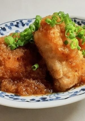 厚揚げ豚ばら肉巻き☆おろしポン酢がけ-レシピのメイン写真
