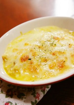 簡単☆もやしのカルボナーラ風グラタン-レシピのメイン写真