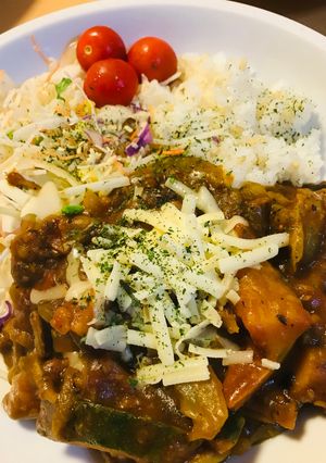 Xブレンドアレンジ●チーズ＆野菜カレー-レシピのメイン写真