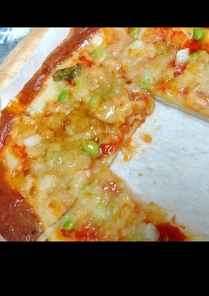 100%仕込み水ピザ-レシピのメイン写真