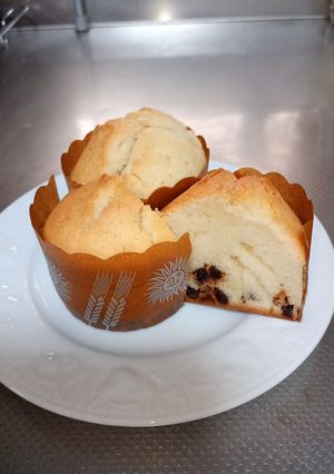 小麦粉無しでチョコチップマフィン2-レシピのメイン写真