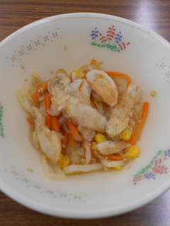簡単給食 揚げごぼうのサラダ-レシピのメイン写真