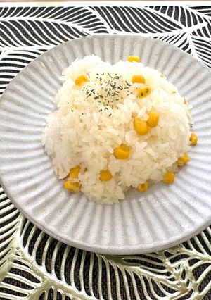 簡単!バターコーンライス(透析食)-レシピのメイン写真
