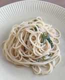 夏にぴったり！大葉とすりごまの冷製パスタ