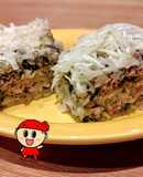 レンジで簡単！キャベツとひき肉の重ね蒸し