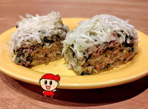 レンジで簡単！キャベツとひき肉の重ね蒸し-レシピのメイン写真