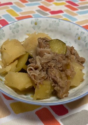 超簡単☆ズッキーニぽてと♪♪-レシピのメイン写真
