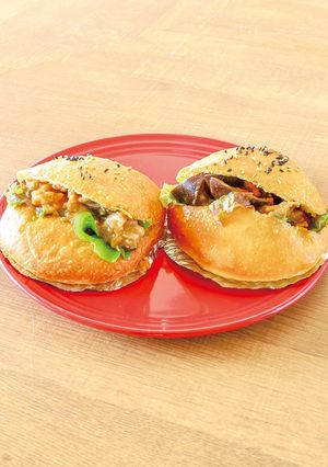 吉川マーボーなすバーガー-レシピのメイン写真