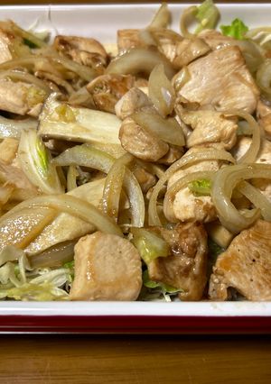 鶏胸肉の野菜炒めサラダ-レシピのメイン写真