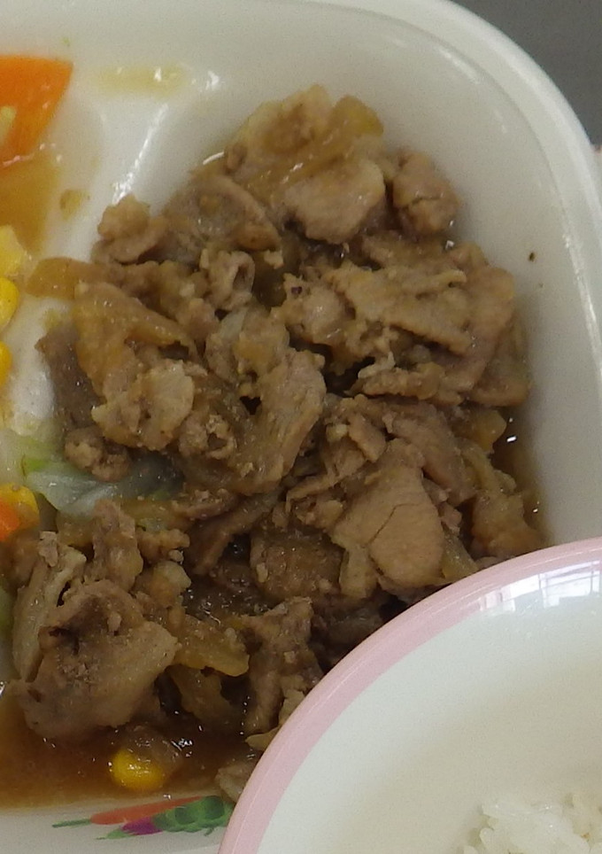 しょうが焼きりんごソース★宇都宮給食-レシピのメイン写真
