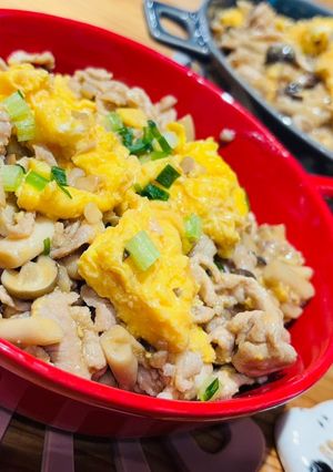 豚肉としめじのふわとろ卵中華炒め🍳-レシピのメイン写真