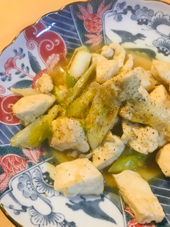鶏肉と長ネギのさっぱり塩生姜炒め-レシピのメイン写真