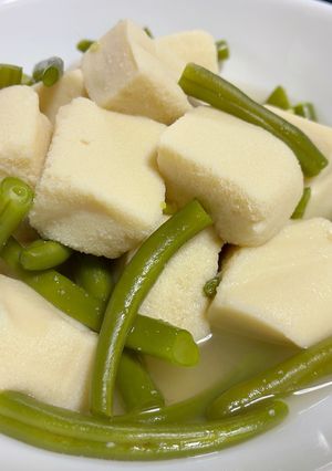 薄味で高たんぱく！高野豆腐いんげんの煮物-レシピのメイン写真